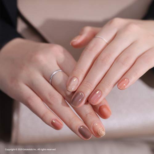 [GELATO FACTORY. ] Nail seal [all season beige marble] put only manicure gel nails nail tip nail seal Nail parts self-nail