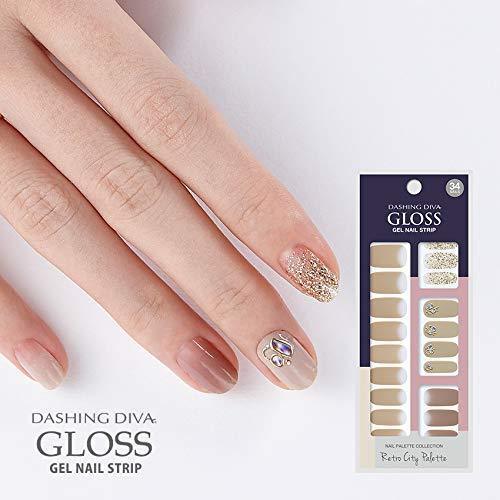 Dasshingude I Bas gloss gel nail strip DASHING DIVA Gloss Gel Nail Strip GVP83 -DURY + original gel nail seal Yesterday