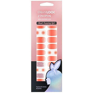 [ENVYLOOKxZINIPIN] long-lasting gel nail seal stick only manicure nail strip nail wrap fashionable design Puchipura nail _KA00335