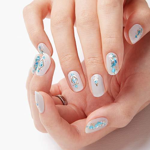 [GELATO FACTORY. ] Nail seal [emerald green crown] put only manicure gel nails nail tip nail seal