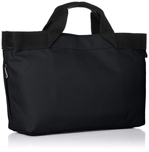 [Rutoto] back coating mini tote bag SN deli-coated cross-3468 BLACK