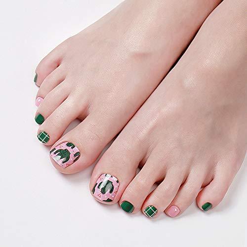 [ENVYLOOKxZINIPIN] just put the foot nail seal for long-lasting foot nail seal nail strip nail wrap fashionable design Puchipura nail _FA00091