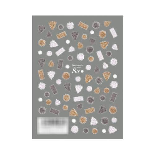 TSUMEKIRA (Tsumekira) nail seal fur NN-STA-201 1 sheet multi-color