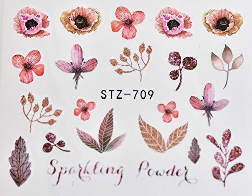 Also to nail seal tattoo stickers nail sticker affixed only simple manicure pressed flowers race Neirudeko cute fashionable nail art tattoos and resin material (cool 8 seat)