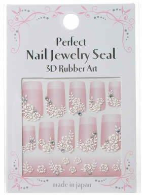 BN nail seal rose RJ-56 White