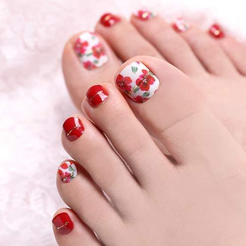 [GELATO FACTORY. Foot Nail seal [retro camellia flowers] put only manicure gel nails nail tip nail seal