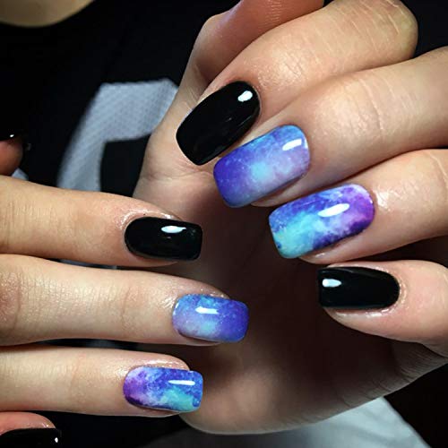 Magic of the starry sky series nail creative cool watermark stickers Stamping Nail Art Tips Nail Manicure decal -YZW-8175-