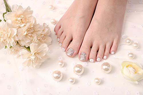 ZINIPIN FA153 30 pieces Foot Gel Nail seal (dazzling mirror)