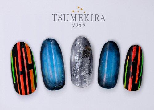 [Tsumekira Aurora Horo Aurora film seal line nail seal