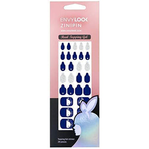 [ENVYLOOKZINIPIN] just put the foot nail seal for long-lasting foot nail seal nail strip nail wrap fashionable design _FA00118