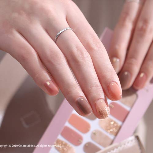 [GELATO FACTORY. ] Nail seal [all season beige marble] put only manicure gel nails nail tip nail seal Nail parts self-nail