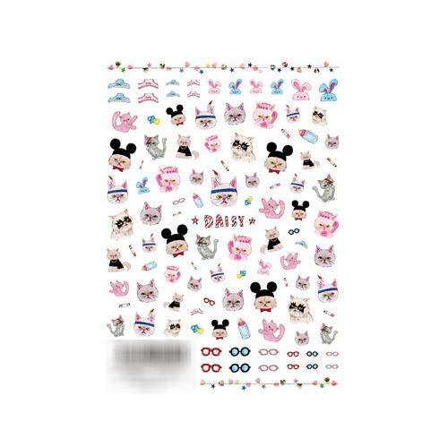 TSUMEKIRA (Tsumekira) nail seal DAISY produce 1 cosplay cat NN-DAI-101 1 sheet multi-color