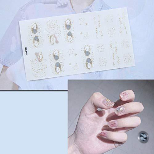 -6 sheets only manicure nail art nail wrap nail accessories women ladies present gift cute popular fashionable senior nail seal put nail stickers