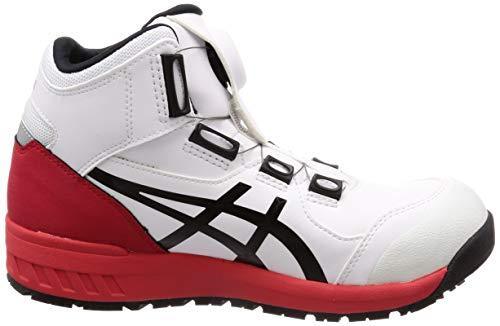 [Asics] working safety shoes / work shoes Win job CP304 BOA JSAA A Tanesakishin anti-slip sole fuzeGEL equipped Men's white / black 24.5