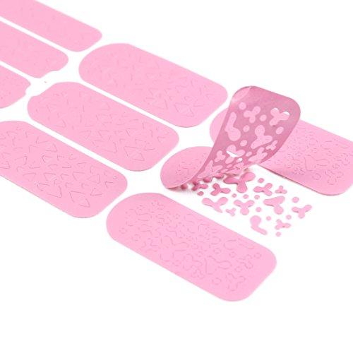 FingerAngel nail decoration 24-sheet set decorative nail seal now popular nail sticker Neirutipu