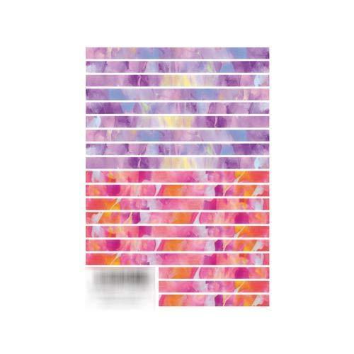 TSUMEKIRA (Tsumekira) nail seal tati produced 3 Marble tape 2 (5mm) NN-TAT-207 1 sheet multi-color