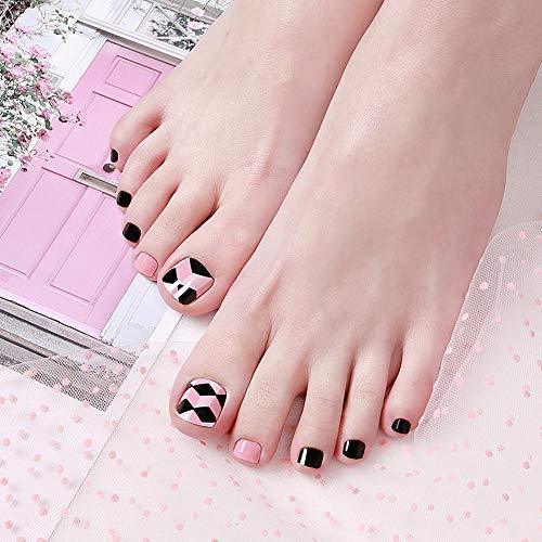 [ENVYLOOKZINIPIN] just put the foot nail seal for long-lasting foot nail seal nail strip nail wrap fashionable design _FA00044