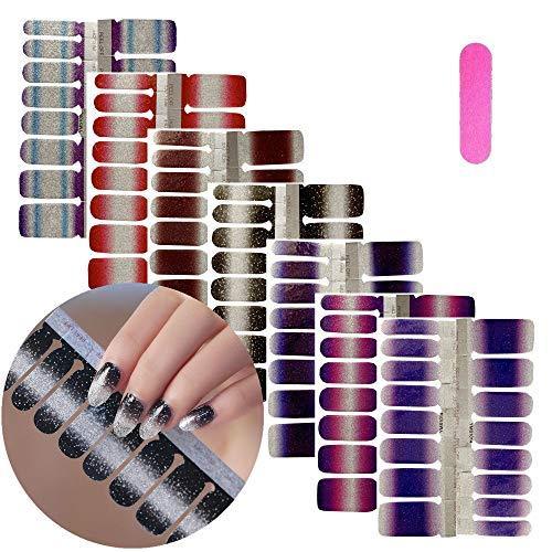 Just put nail seal seven set nail wrap nail sticker nail accessories women simple ladies present gift cute popular fashionable nail parts 10049