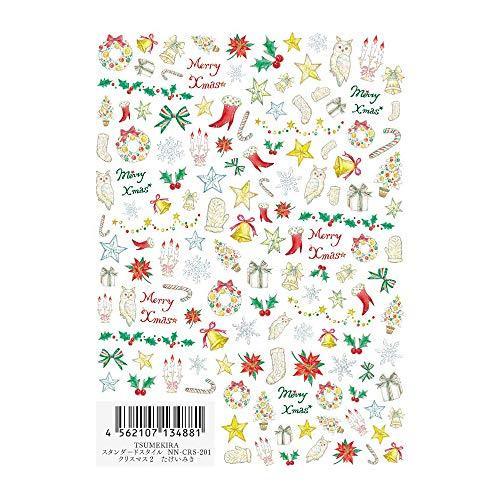 TSUMEKIRA (Tsumekira) nail seal Christmas 2 Miki Takei NN-CRS-201