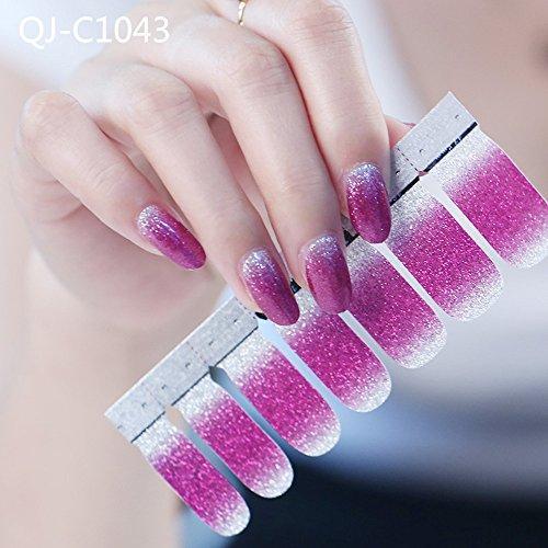 Just put nail seal Nail sticker set manicure nail file one with (1043)