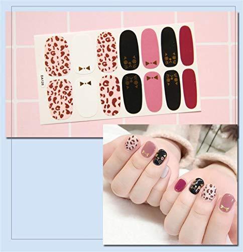 -8 sheet just put nail stickers nail polish nail art nail wrap nail accessories women ladies present gift cute popular fashionable senior nail seal