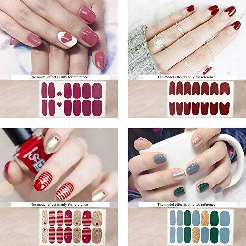 Just put nail seal 12 pieces set nail wrap nail sticker nail accessories women simple ladies present gift cute popular fashionable nail parts (10144)