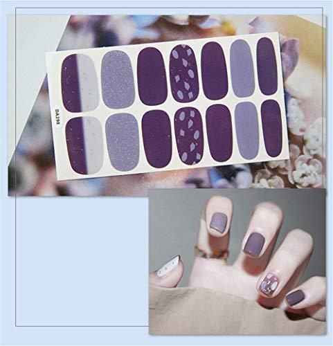 -8 sheet just put nail stickers nail polish nail art nail wrap nail accessories women ladies present gift cute popular fashionable senior nail seal