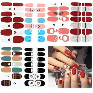 LATTCURE nail stickers, "84 pieces / 6 pieces" cute only a variety of designs put nail decorative nail seal nail for decoration gel nail seal