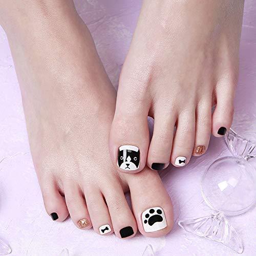 [ENVYLOOKZINIPIN] just put the foot nail seal for long-lasting foot nail seal nail strip nail wrap fashionable design _FA00033