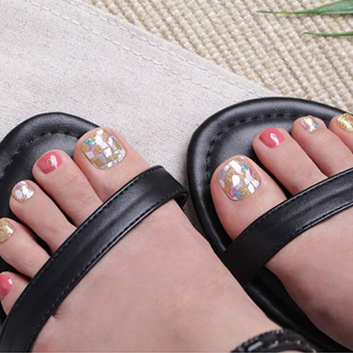 [GELATO FACTORY. Foot Nail seal [Opal Coral Pink] put only manicure gel nails nail tip nail seal