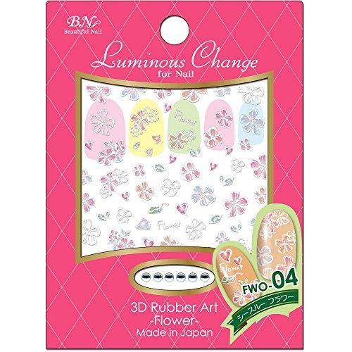 BN Nail seal sticker BN Flower Nail seal FWO-04