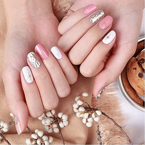 [ENVYLOOKZINIPIN] long-lasting manicure nail strip nail wrap stylish design just put gel nail seal _KA00229