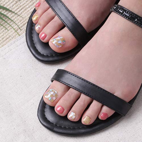 [GELATO FACTORY. Foot Nail seal [Opal Coral Pink] put only manicure gel nails nail tip nail seal