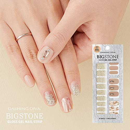 Dasshingude I Bas gloss gel nail strip DASHING DIVA Gloss Gel Nail Strip GVP_135B -DURY + Original Gel nail seal Elegant Something