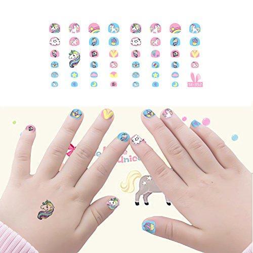 200 type ultra-thin, piled paste birthday party to choose Fanoshon character design only manicure set children seal sticker female holiday stick nail seal Unicorn cute children