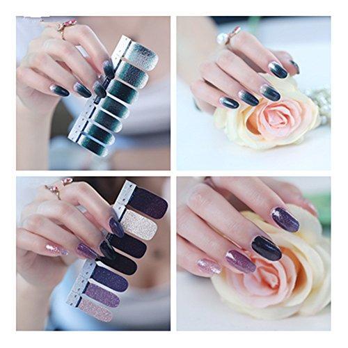 9 piece set nail seal Nail sticker set put only manicure (gradient 9 piece set)