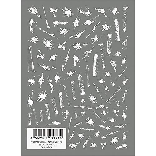 TSUMEKIRA (Tsumekira) Nail seal tati produce 1 Beat white NN-TAT-104 Multi one color