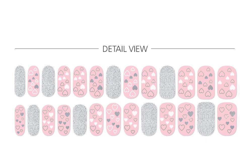 [ENVYLOOKZINIPIN] long-lasting manicure nail strip nail wrap stylish design just put gel nail seal _KA00044