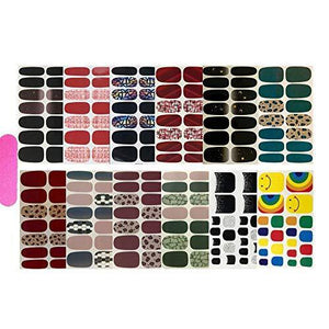 Nail just stick seal 12 pieces set nail wrap nail sticker nail accessories women simple ladies present gift cute popular fashionable nail parts 10053