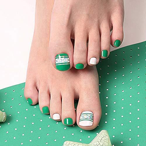 [ENVYLOOKZINIPIN] just put the foot nail seal for long-lasting foot nail seal nail strip nail wrap fashionable design _FA00124