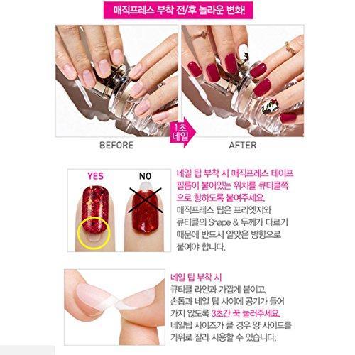 Dasshingude I Bas gloss gel nail strip DASHING DIVA Gloss Gel Nail Strip DGNP10 original gel nail seal Ice # 10 Soda Flower