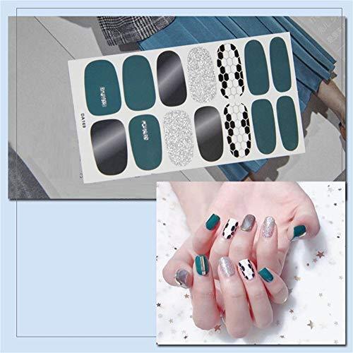 -8 sheet just put nail stickers nail polish nail art nail wrap nail accessories women ladies present gift cute popular fashionable senior nail seal