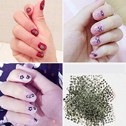 90 sheets nail art seal floral nail sticker 3D nail seal cute mixed floral nail seal popular girl, child ultra-thin nail sticker tweezers with a single