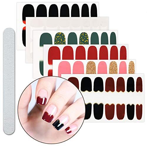 -6 sheets only manicure nail art nail wrap nail accessories women ladies present gift cute popular fashionable senior nail seal put nail stickers