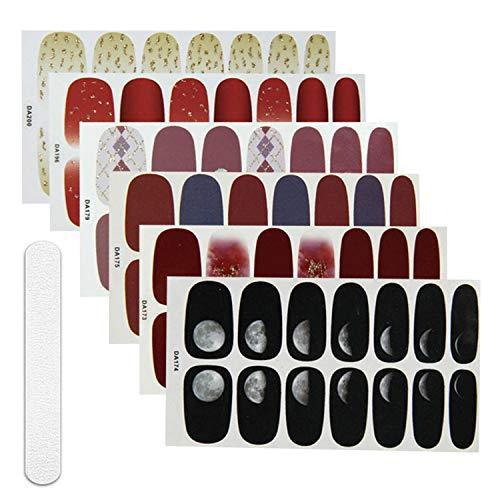 Only manicure 6 piece set nail stickers nail accessories female gift gift popular trendy fashionable senior cute stick nail seal