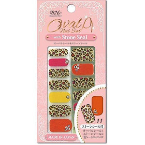 BN Nail seal sticker BN Stone luck Oval SOV-11