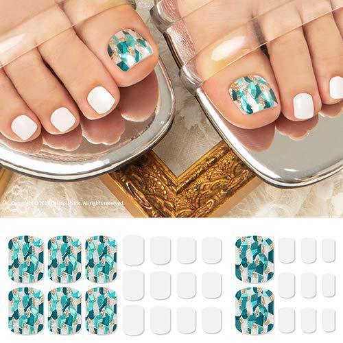 [GELATO FACTORY. Foot Nail seal [Emerald Shell stick only manicure gel nails nail tip nail seal