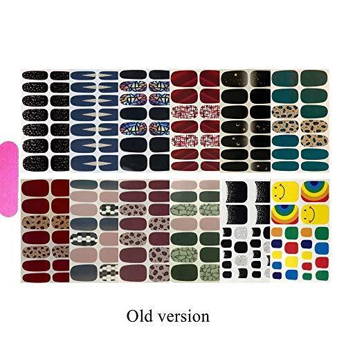 Nail just stick seal 12 pieces set nail wrap nail sticker nail accessories women simple ladies present gift cute popular fashionable nail parts 10053