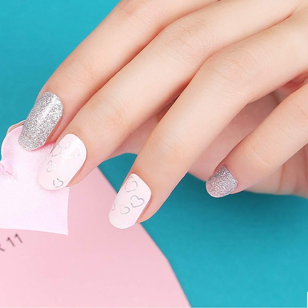 [ENVYLOOKZINIPIN] long-lasting manicure nail strip nail wrap stylish design just put gel nail seal _KA00044