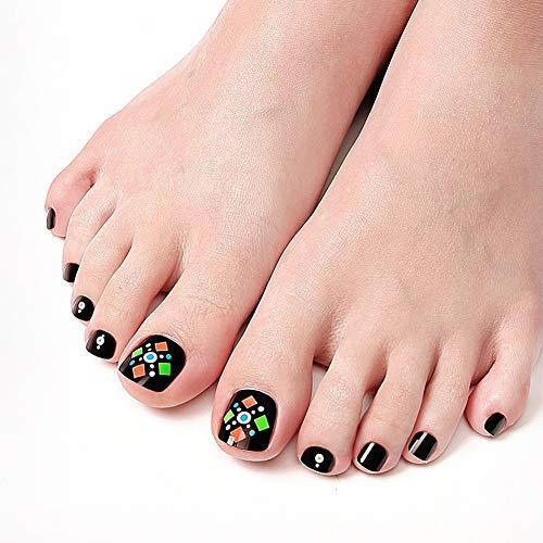 [ENVYLOOKZINIPIN] just put the foot nail seal for long-lasting foot nail seal nail strip nail wrap fashionable design _FA00176